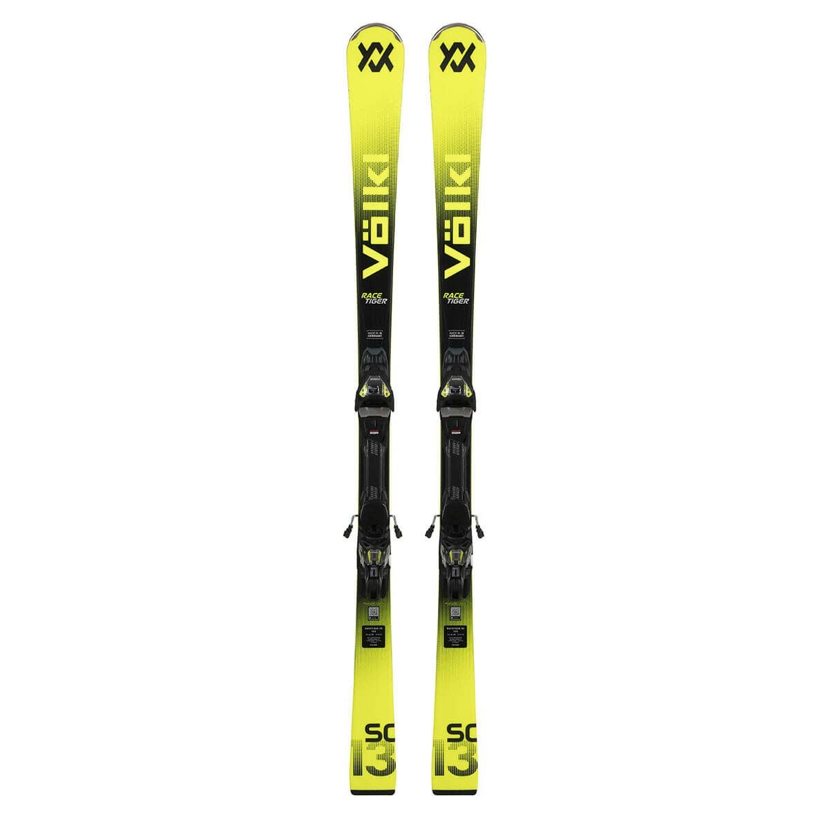 フォルクル VOLKL RACETIGER SC YELLOW + vMOTION 12 GW red レース