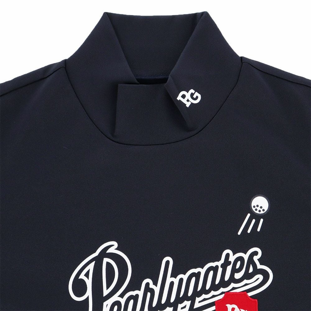 パーリーゲイツ PEARLY GATES　メンズ 鹿の子ダンボールゼブラ 長袖 ハイネック カットソー 053-5266001　2025年モデル 詳細1 詳細8