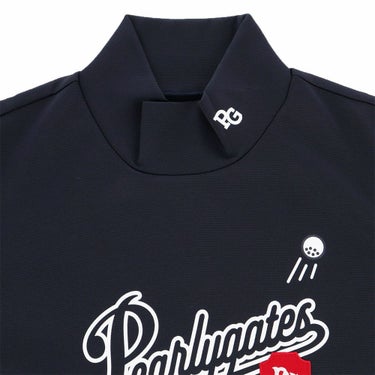 パーリーゲイツ PEARLY GATES　メンズ 鹿の子ダンボールゼブラ 長袖 ハイネック カットソー 053-5266001　2025年モデル 詳細1 詳細8