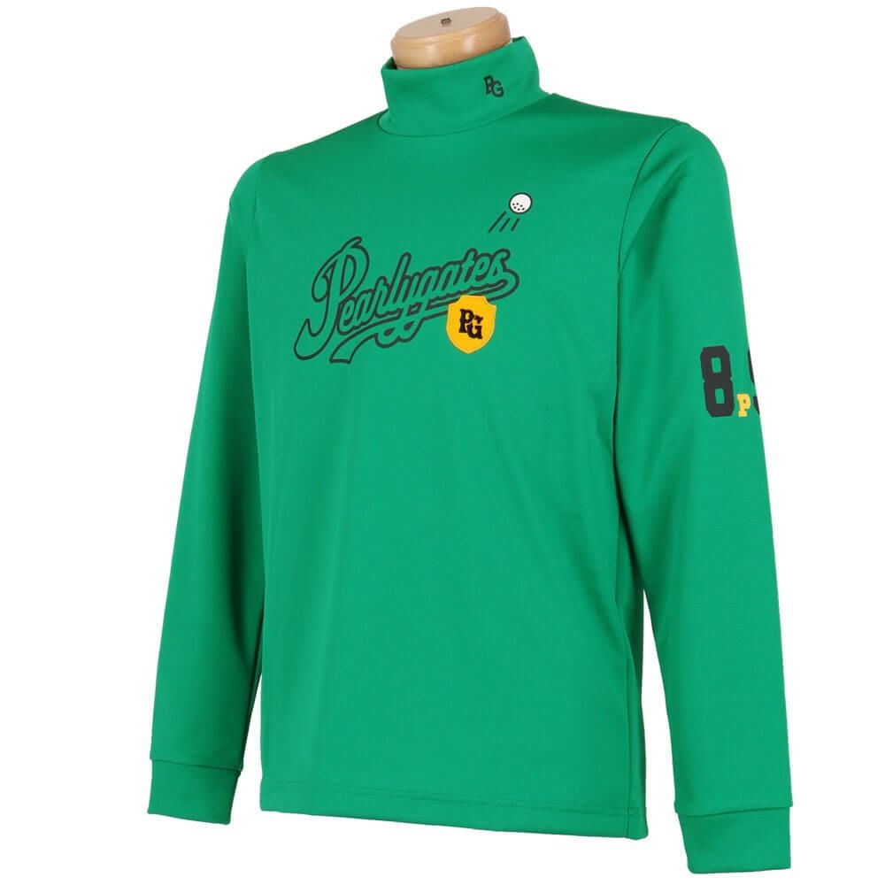 パーリーゲイツ PEARLY GATES　メンズ 鹿の子ダンボールゼブラ 長袖 ハイネック カットソー 053-5266001　2025年モデル 詳細1 詳細13