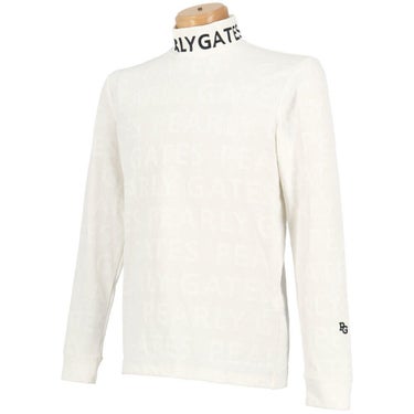 パーリーゲイツ PEARLY GATES　メンズ 3Dベアジャガード 長袖 ハイネック カットソー 053-5266005　2025年モデル 詳細1 詳細4