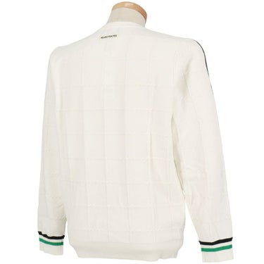 パーリーゲイツ PEARLY GATES　メンズ 12G 地柄 長袖 クルーネック ニット プルオーバー 053-5270015　2025年モデル 詳細1 詳細3