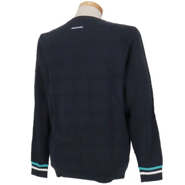 パーリーゲイツ PEARLY GATES　メンズ 12G 地柄 長袖 クルーネック ニット プルオーバー 053-5270015　2025年モデル 詳細1 詳細6