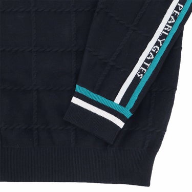 パーリーゲイツ PEARLY GATES　メンズ 12G 地柄 長袖 クルーネック ニット プルオーバー 053-5270015　2025年モデル 詳細1 詳細10