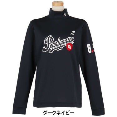 パーリーゲイツ PEARLY GATES　レディース 鹿の子ダンボールゼブラ 長袖 ハイネック カットソー 055-5266002　2025年モデル 詳細1 詳細5