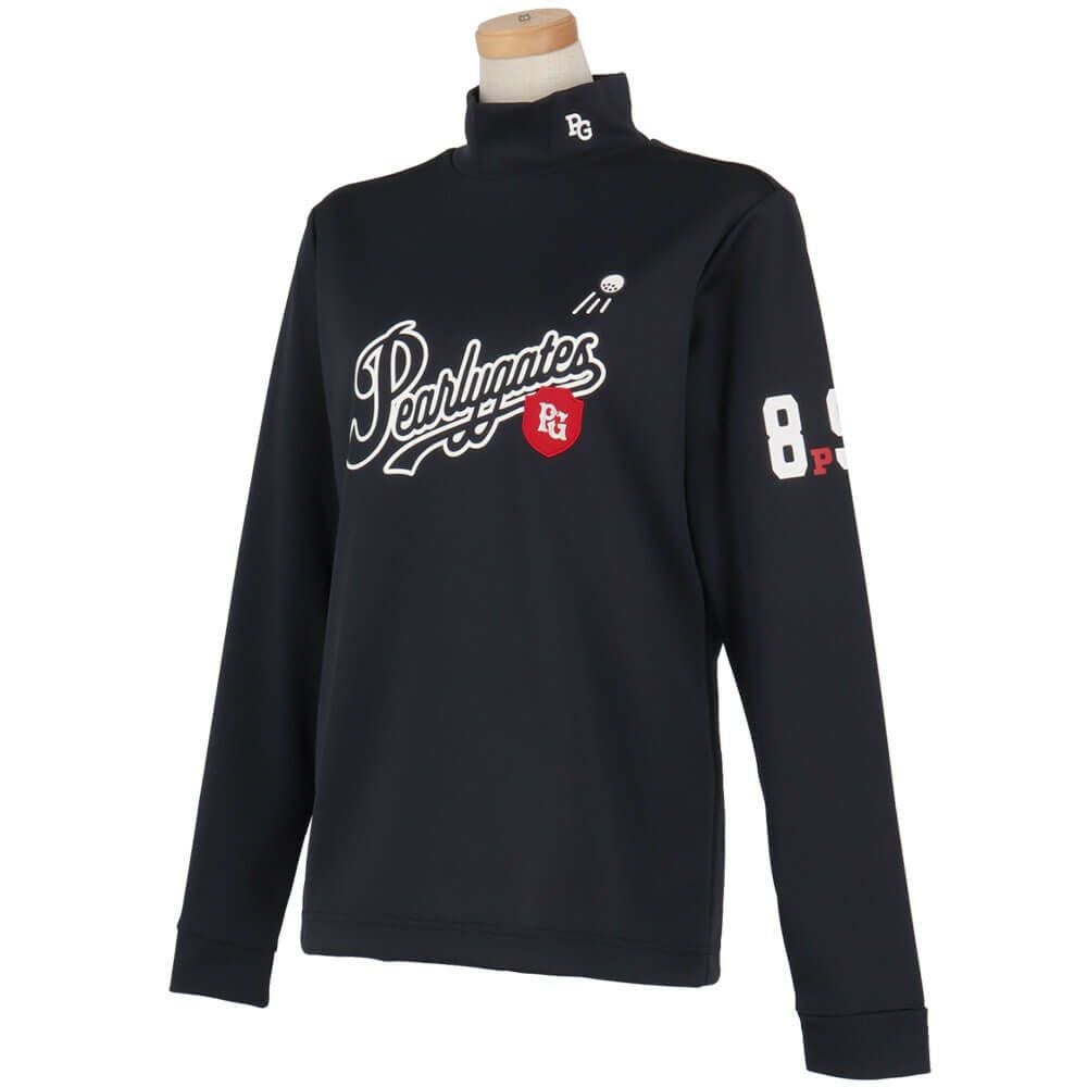 パーリーゲイツ PEARLY GATES　レディース 鹿の子ダンボールゼブラ 長袖 ハイネック カットソー 055-5266002　2025年モデル 詳細1 詳細7