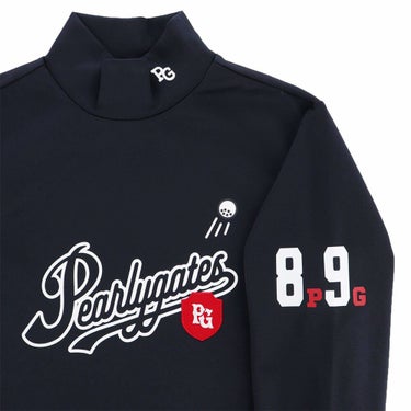 パーリーゲイツ PEARLY GATES　レディース 鹿の子ダンボールゼブラ 長袖 ハイネック カットソー 055-5266002　2025年モデル 詳細1 詳細10