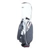 アダバット adabat　カジュアルデザイン メンズ キャディバッグ ABC438 WG ホワイト/グレー　2026年モデル ホワイト/グレー