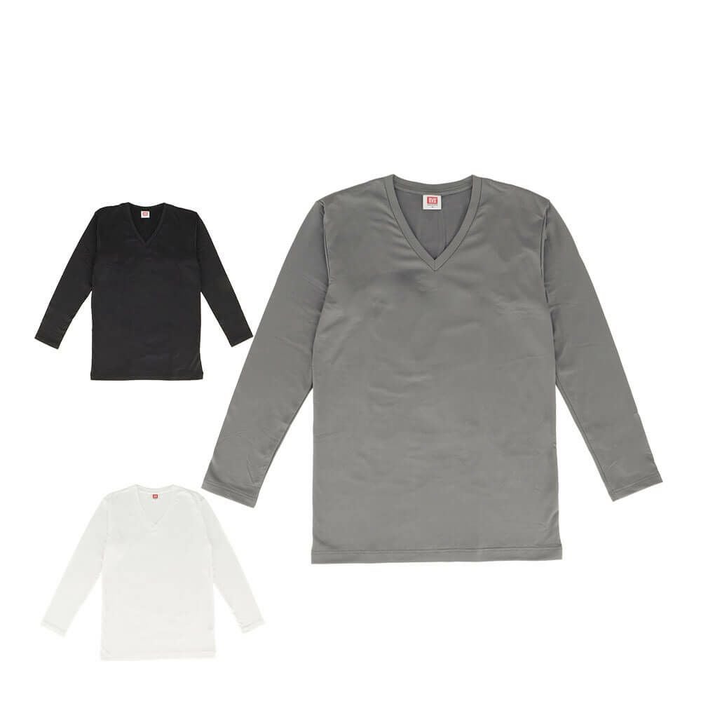 B.V.D. メンズ 瞬暖 Vネック 長袖 Tシャツ GR078BPS | 【公式】有賀園