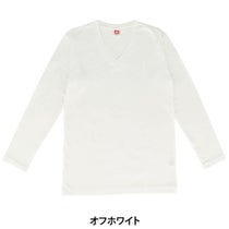 B.V.D. メンズ 瞬暖 Vネック 長袖 Tシャツ GR078BPS