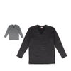 B.V.D. メンズ 瞬暖 Vネック 長袖 Tシャツ GR098BPS
