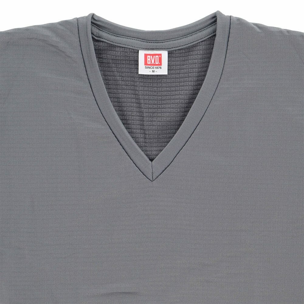 B.V.D. メンズ 瞬暖 Vネック長袖Tシャツ GR098BPS　詳細6