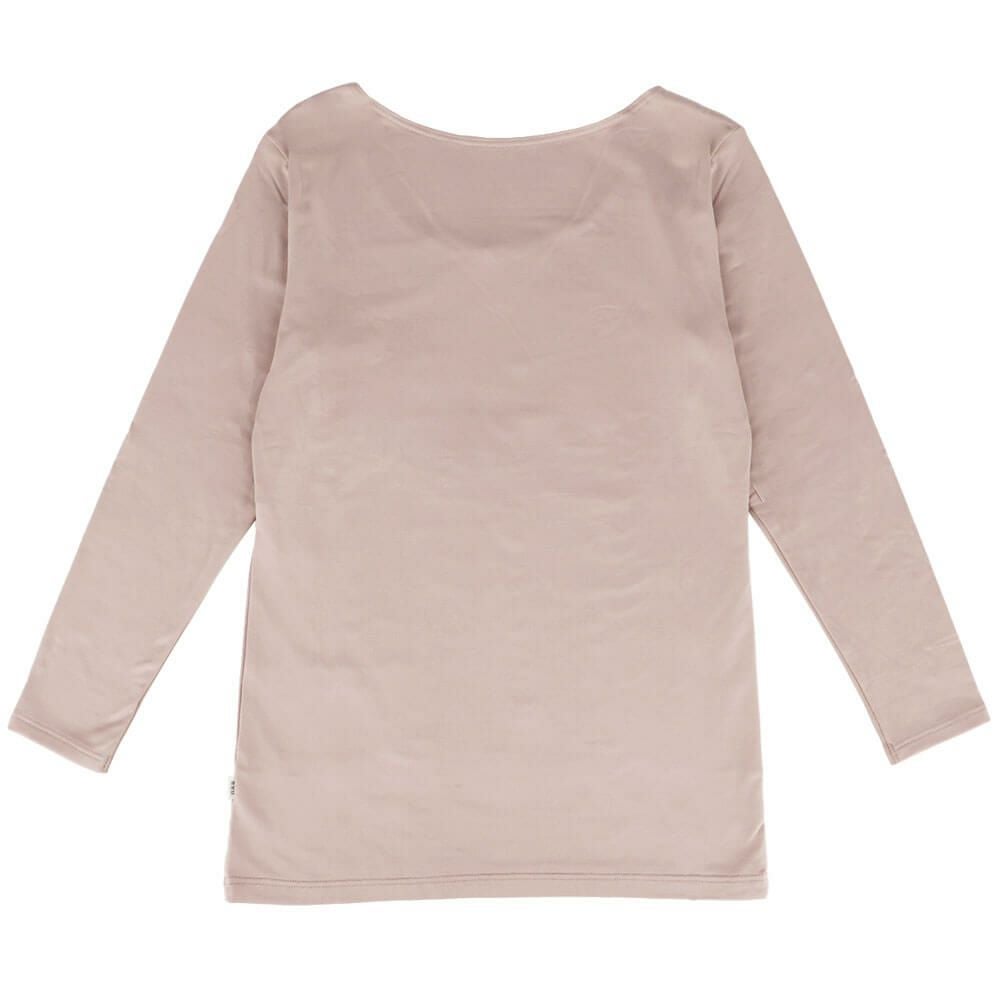 B.V.D. レディース 瞬暖 あったかインナー 裏起毛 8分袖シャツ BAKH38B　詳細3