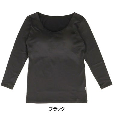 B.V.D. レディース 瞬暖 あったかインナー 裏起毛 カップ付き8分袖シャツ BAKH96B　詳細4