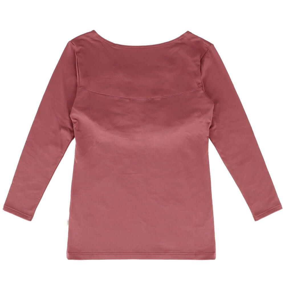 B.V.D. レディース 瞬暖 あったかインナー 裏起毛 カップ付き8分袖シャツ BAKH96B　詳細7