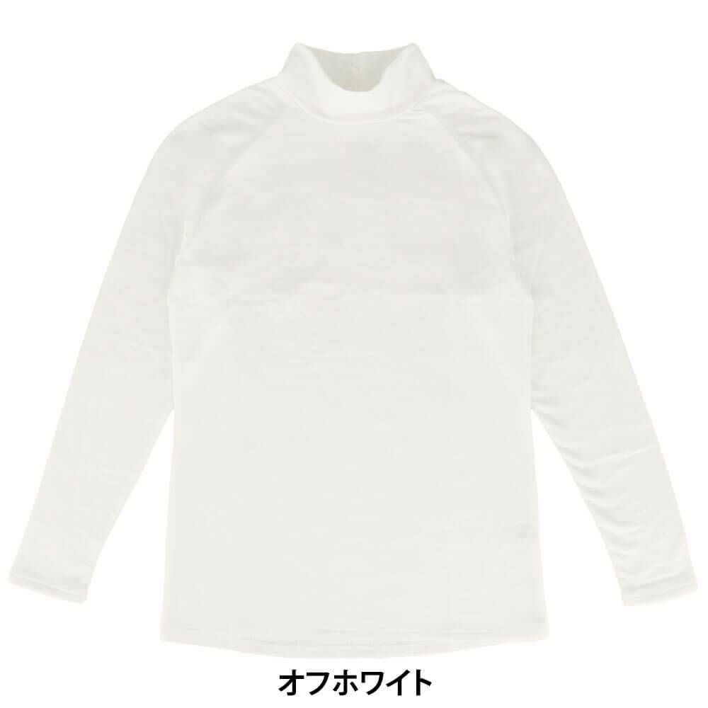 B.V.D. レディース 瞬暖 GRID-TEC グリッドテック 裏起毛 10分袖 ハイネックシャツ BAKU40