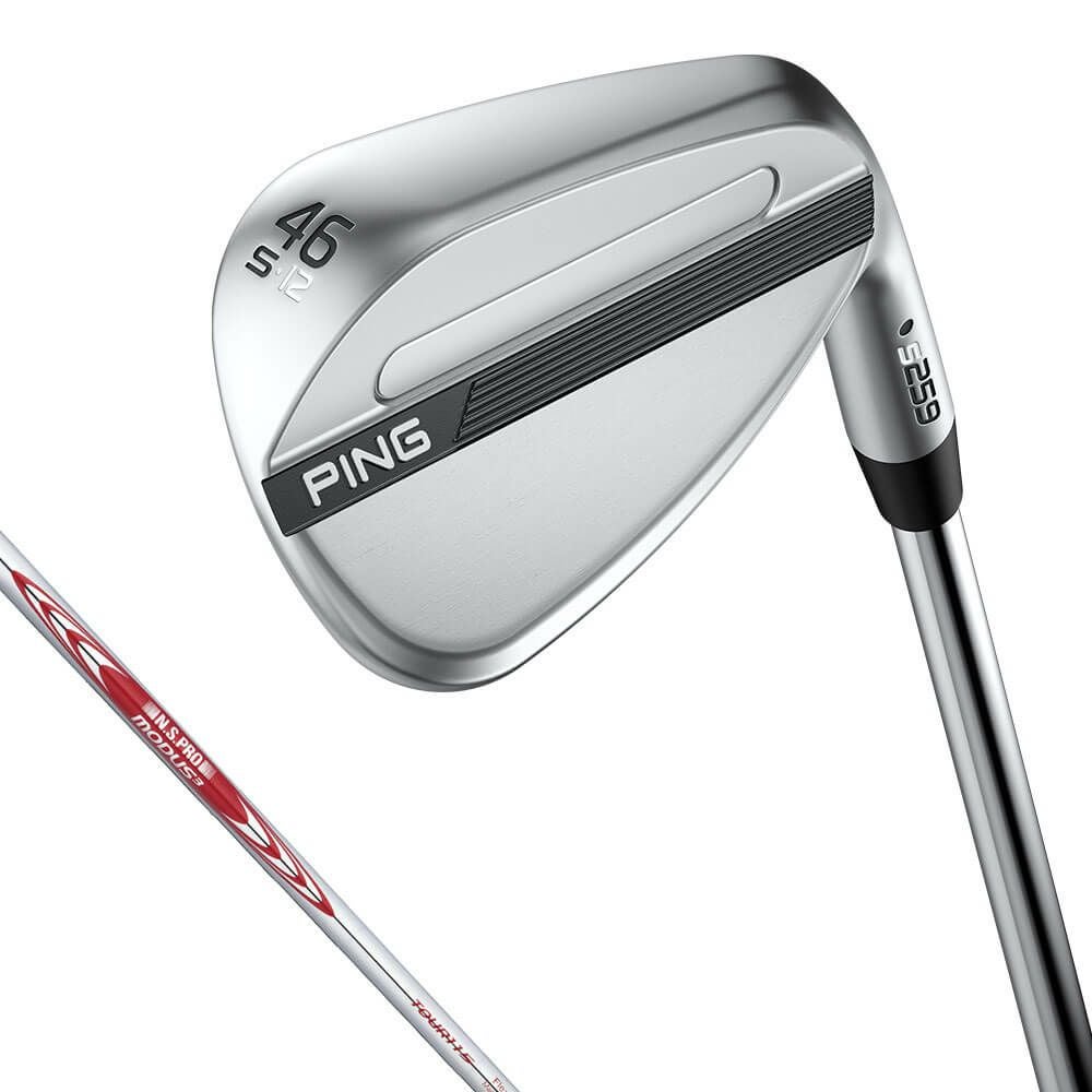 ピン PING　s259 ハイドロパールクローム仕上げ ウェッジ 46～56°　N.S.PRO MODUS3 TOUR 115 スチールシャフト　2026年モデル 詳細1