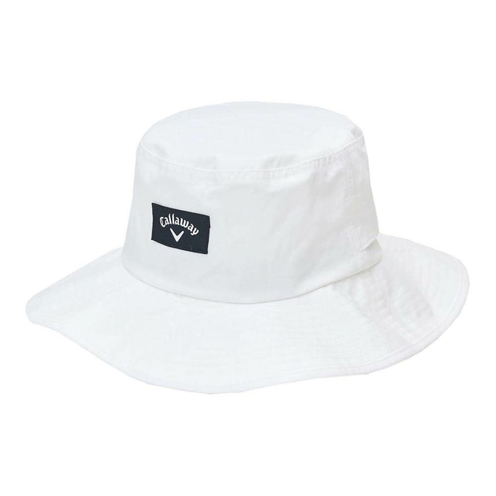 キャロウェイ Callaway　メンズ レインバケットハット C26988101 1030 ホワイト　2026年モデル ホワイト