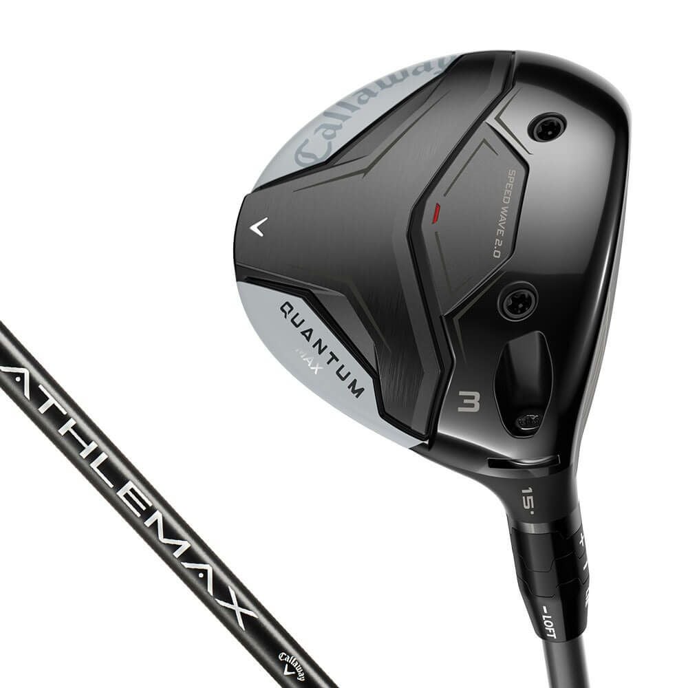 キャロウェイ　QUANTUM MAX クアンタム マックス メンズ フェアウェイウッド　ATHLEMAX 50 カーボンシャフト