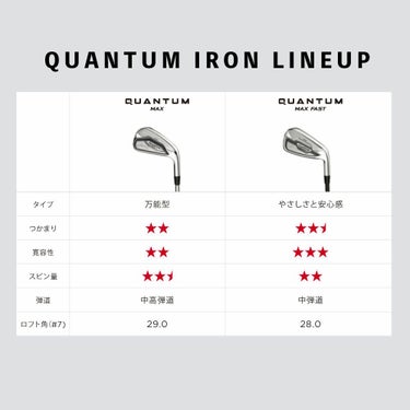 キャロウェイ　QUANTUM MAX クアンタム マックス メンズ アイアン　5本セット（＃6～9、PW）　ATHLEMAX 60 カーボンシャフト 詳細7