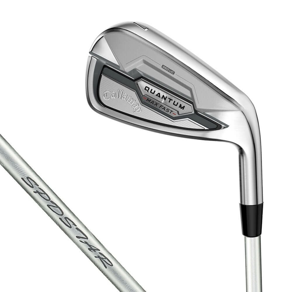 クアンタム マックス FAST レディース アイアン 5本セット（＃7～9、PW、SW） SPDSTAR 40 LDY カーボンシャフト