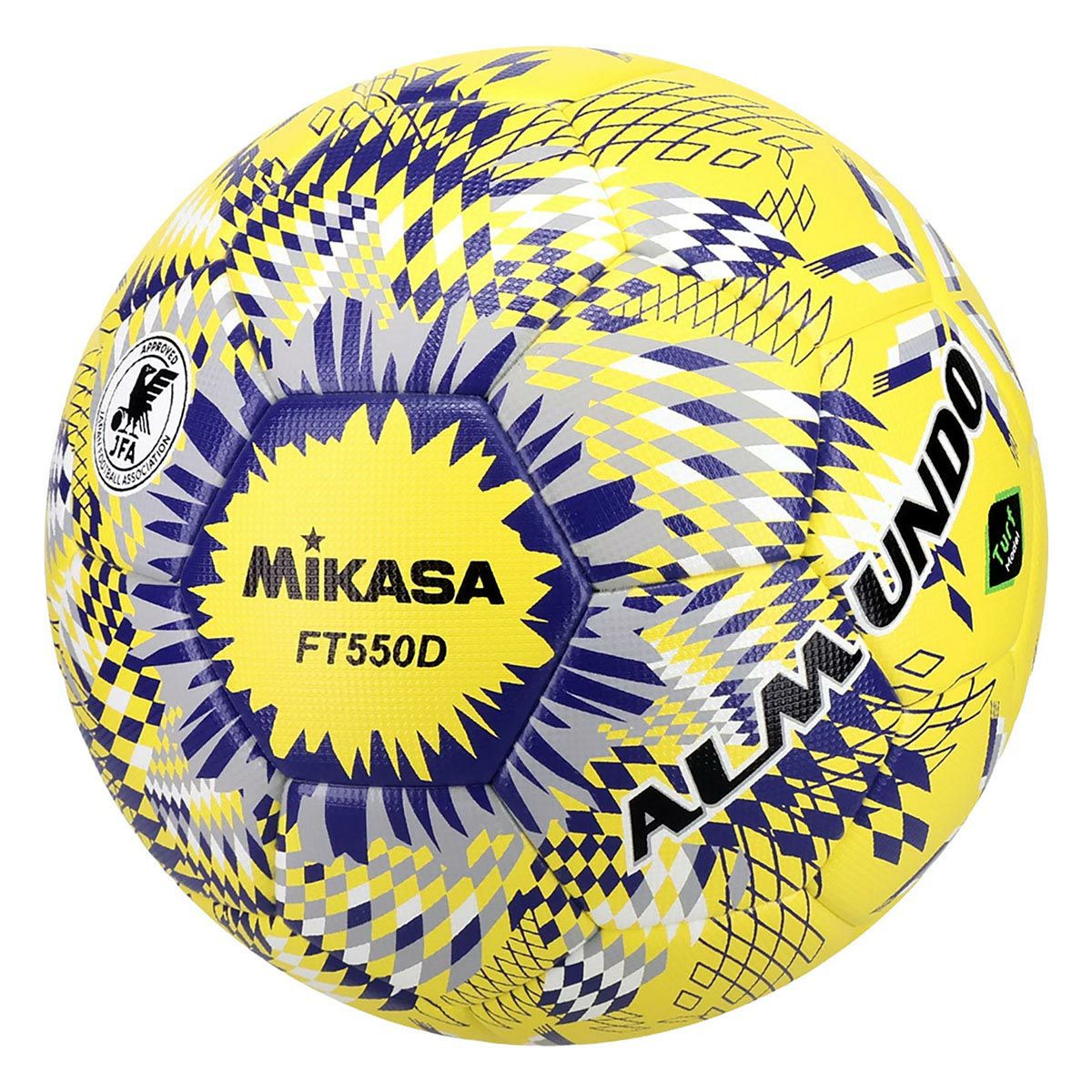 ミカサ MIKASA　 サッカー ALMUNDO 検定球 貼り FIFA （5号球） 黄青　サッカーボール 2025 秋冬 黄青