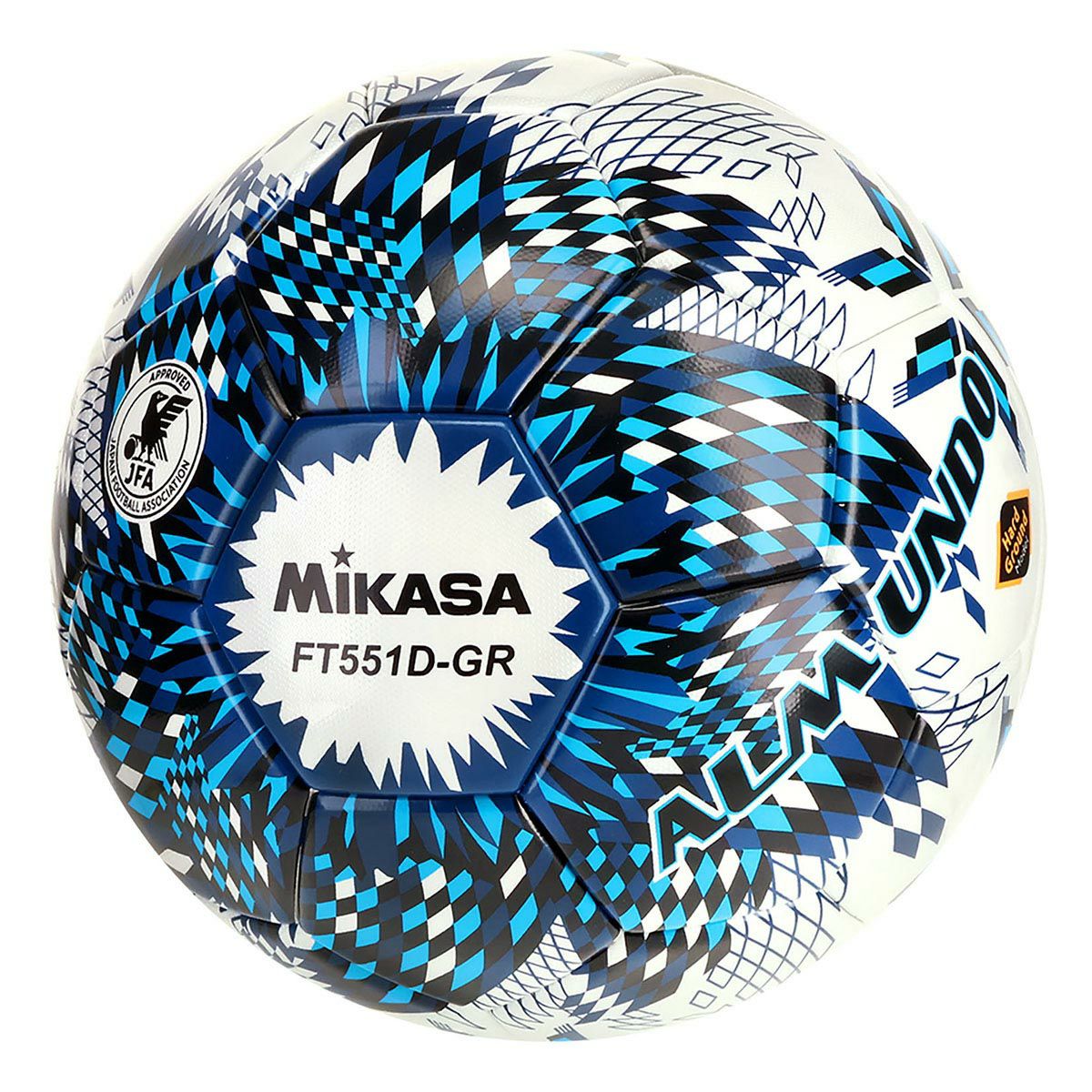 ミカサ MIKASA　 サッカー ALMUNDO 検定球 貼り 土用 （5号球） ネイビー青　サッカーボール 2025 春夏 ネイビー青