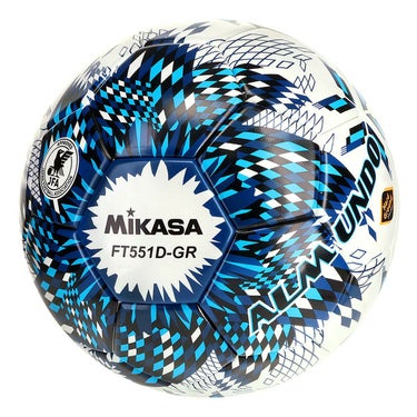 ミカサ MIKASA　 サッカー ALMUNDO 検定球 貼り 土用 （5号球） ネイビー青　サッカーボール 2025 春夏 ネイビー青