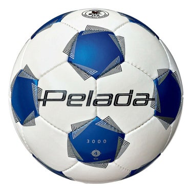 モルテン molten　 ペレーダ 3000 （4号球） ホワイト×メタリックブルー　サッカーボール 2025 春夏 ホワイト×メタリックブルー