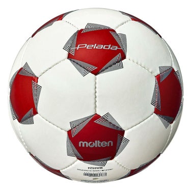 モルテン molten　 ペレーダ 3000 （4号球） ホワイト×メタリックレッド　サッカーボール 2025 春夏 ホワイト×メタリックレッド 詳細2
