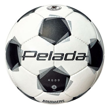 モルテン molten　 ペレーダ 4000 （4号球） ホワイト×メタリックブラック　サッカーボール 2025 春夏 ホワイト×メタリックブラック