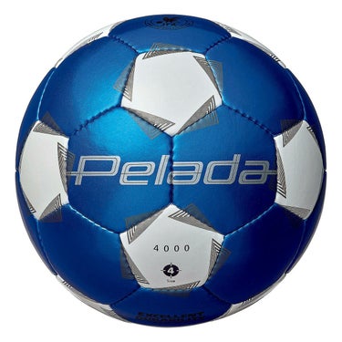 モルテン molten　 ペレーダ4000 （4号球） メタリックブルー×ホワイト　サッカーボール 2025 メタリックブルー×ホワイト