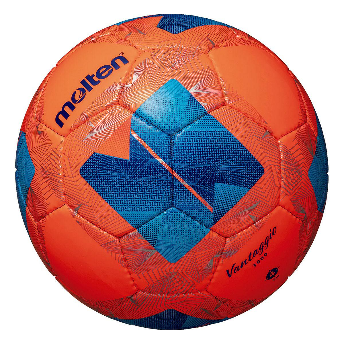 モルテン molten ヴァンタッジオ 3000 4号球 パワーオレンジ×ブルー サッカーボール