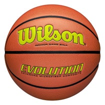 ウイルソン Wilson　 EVOLUTION ゲームボール （6号球） オレンジ/オプティカルイエロー　バスケットボール 2024 オレンジ/オプティカルイエロー