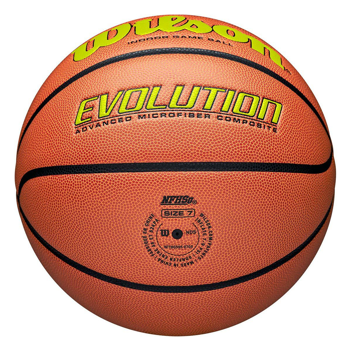 ウイルソン Wilson　 EVOLUTION ゲームボール （6号球） オレンジ/オプティカルイエロー　バスケットボール 2024 オレンジ/オプティカルイエロー 詳細4