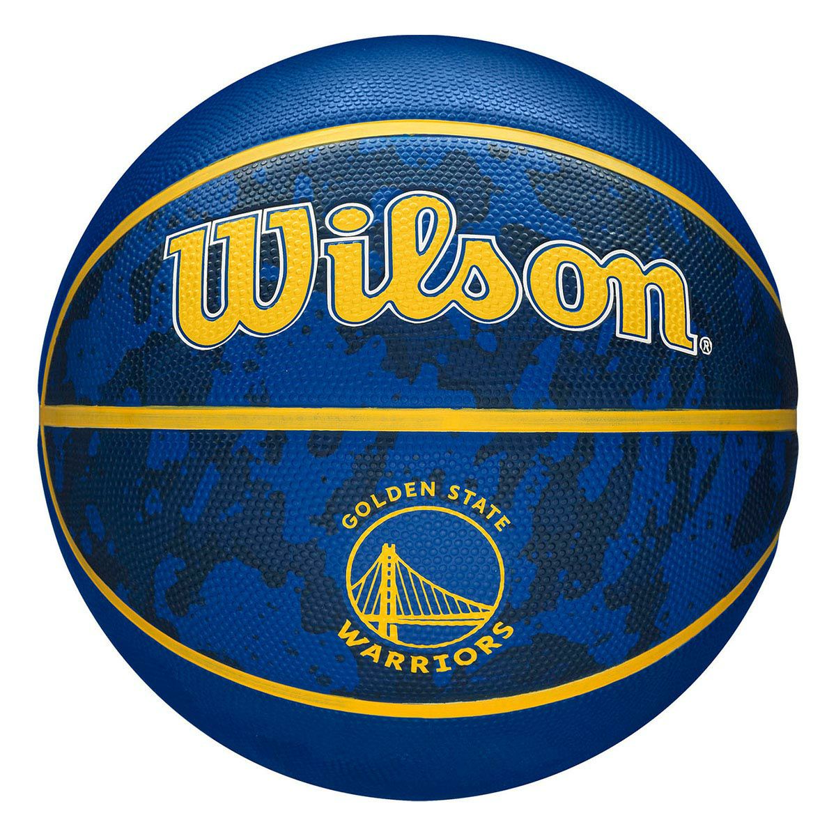 ウイルソン Wilson　 NBA TEAM TIEDYE GS・ウォリアーズ （7号球） ブルー　バスケットボール 2024 ブルー