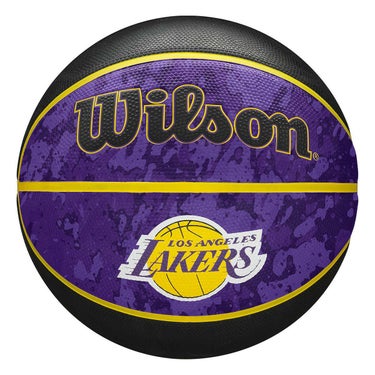 ウイルソン Wilson　 NBA TEAM TIEDYE ロサンゼルス・レイカーズ （7号球） パープル　バスケットボール 2024 パープル