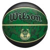 ウイルソン Wilson　 NBA TEAM TIEDYE ミルウォーキー・バックス （7号球） ダークグリーン　バスケットボール 2024 ダークグリーン