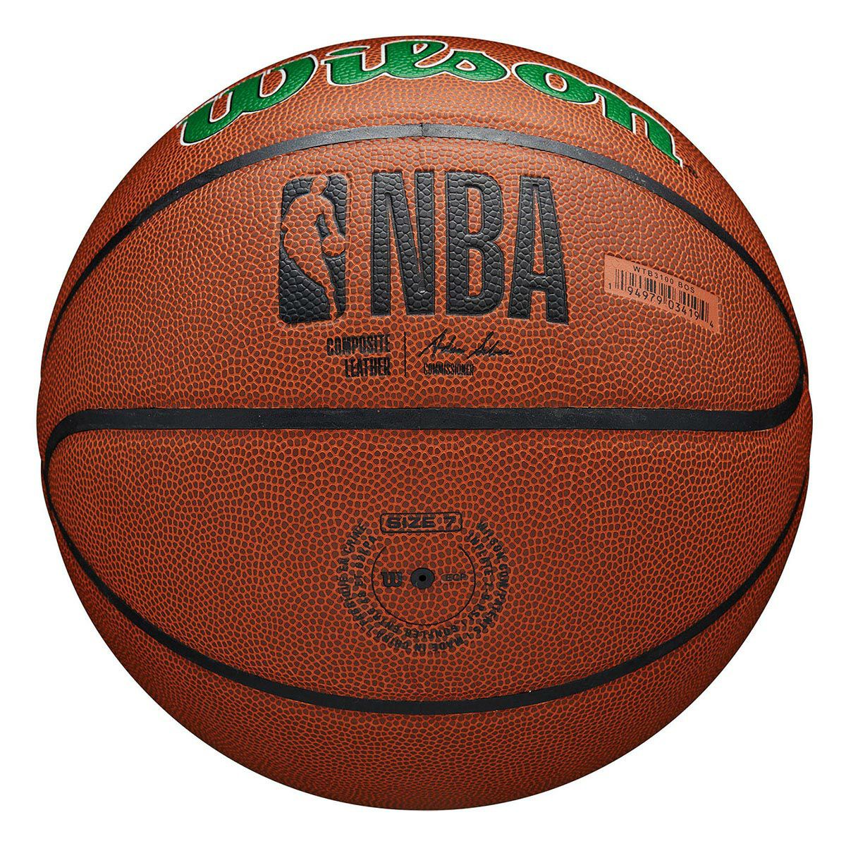 ウイルソン Wilson　 NBA TEAM ALLIANCE ボストン・セルティックス （7号球） ブラウン　バスケットボール 2024 ボストン・セルティックス 詳細4