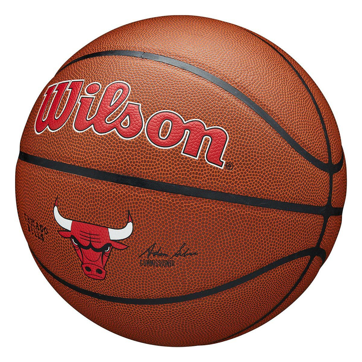 ウイルソン Wilson　 NBA TEAM ALLIANCE シカゴ・ブルズ （7号球） ブラウン　バスケットボール 2024 シカゴ・ブルズ 詳細3