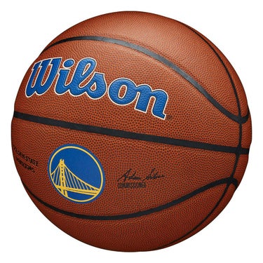 ウイルソン Wilson　 NBA TEAM ALLIANCE GS・ウォリアーズ （7号球） ブラウン　バスケットボール 2024 GS・ウォリアーズ 詳細3