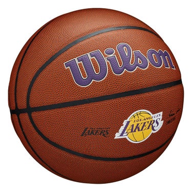 ウイルソン Wilson　 NBA TEAM ALLIANCE ロサンゼルス・レイカーズ （7号球） ブラウン　バスケットボール 2024 ロサンゼルス・レイカーズ 詳細2