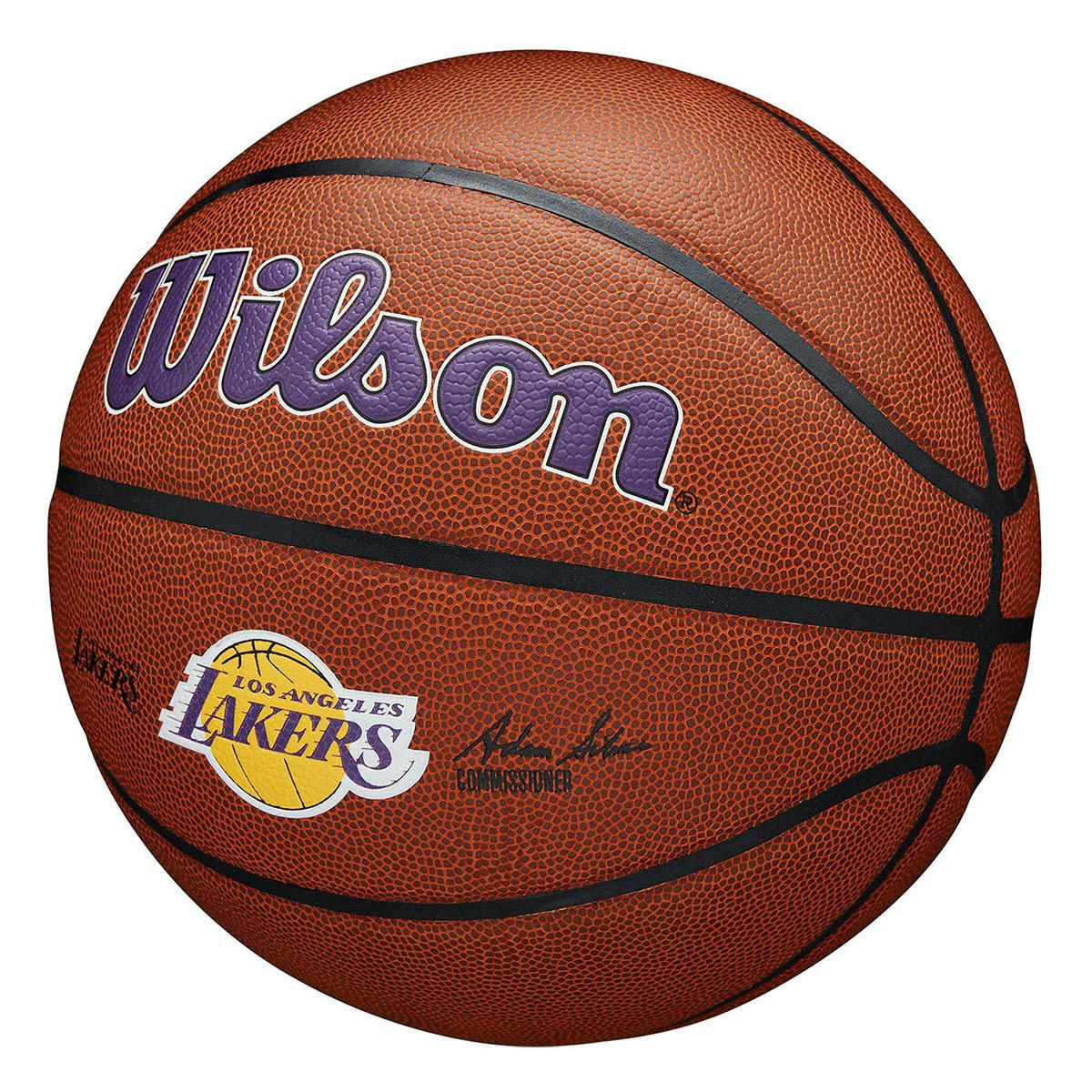 ウイルソン Wilson　 NBA TEAM ALLIANCE ロサンゼルス・レイカーズ （7号球） ブラウン　バスケットボール 2024 ロサンゼルス・レイカーズ 詳細3