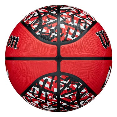 ウイルソン Wilson　 NBA TEAM GRAFFITI CHI BULLS （7号球） レッド　バスケットボール 2025 春夏 レッド 詳細4