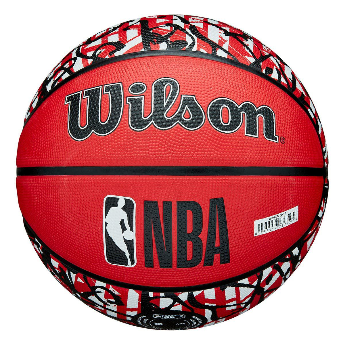 ウイルソン Wilson　 NBA TEAM GRAFFITI CHI BULLS （7号球） レッド　バスケットボール 2025 春夏 レッド 詳細7