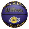 ウイルソン Wilson　 NBA TEAM GRAFFITI LA LAKERS （7号球） パープル　バスケットボール 2025 春夏 パープル