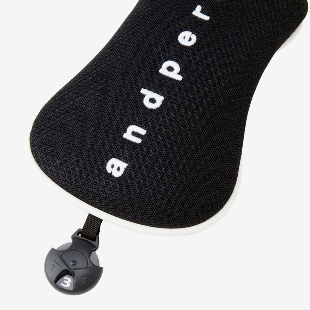 アンパスィ and per se　フェアウェイウッド用 ヘッドカバー AUS7146 20 ブラック　2026年モデル ブラック  詳細3