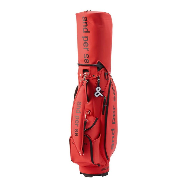 アンパスィ and per se キャディバッグ AUS7306 40 レッド 2026年 