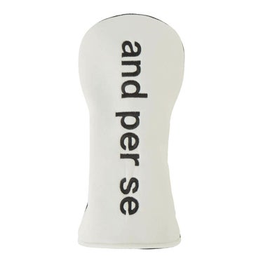 アンパスィ and per se　ドライバー用 ヘッドカバー AUS7316 10 ホワイト　2026年モデル ホワイト