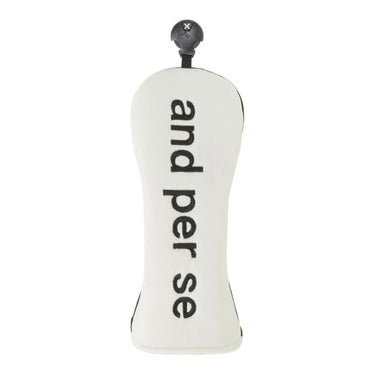 アンパスィ and per se　フェアウェイウッド用 ヘッドカバー AUS7326 10 ホワイト　2026年モデル ホワイト